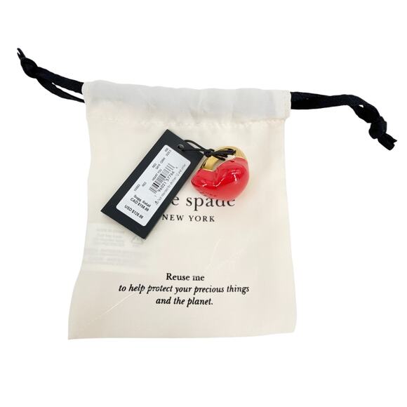 KATE SPADE Heart You Statement Ring in Red 5 - Picture 6 of 7